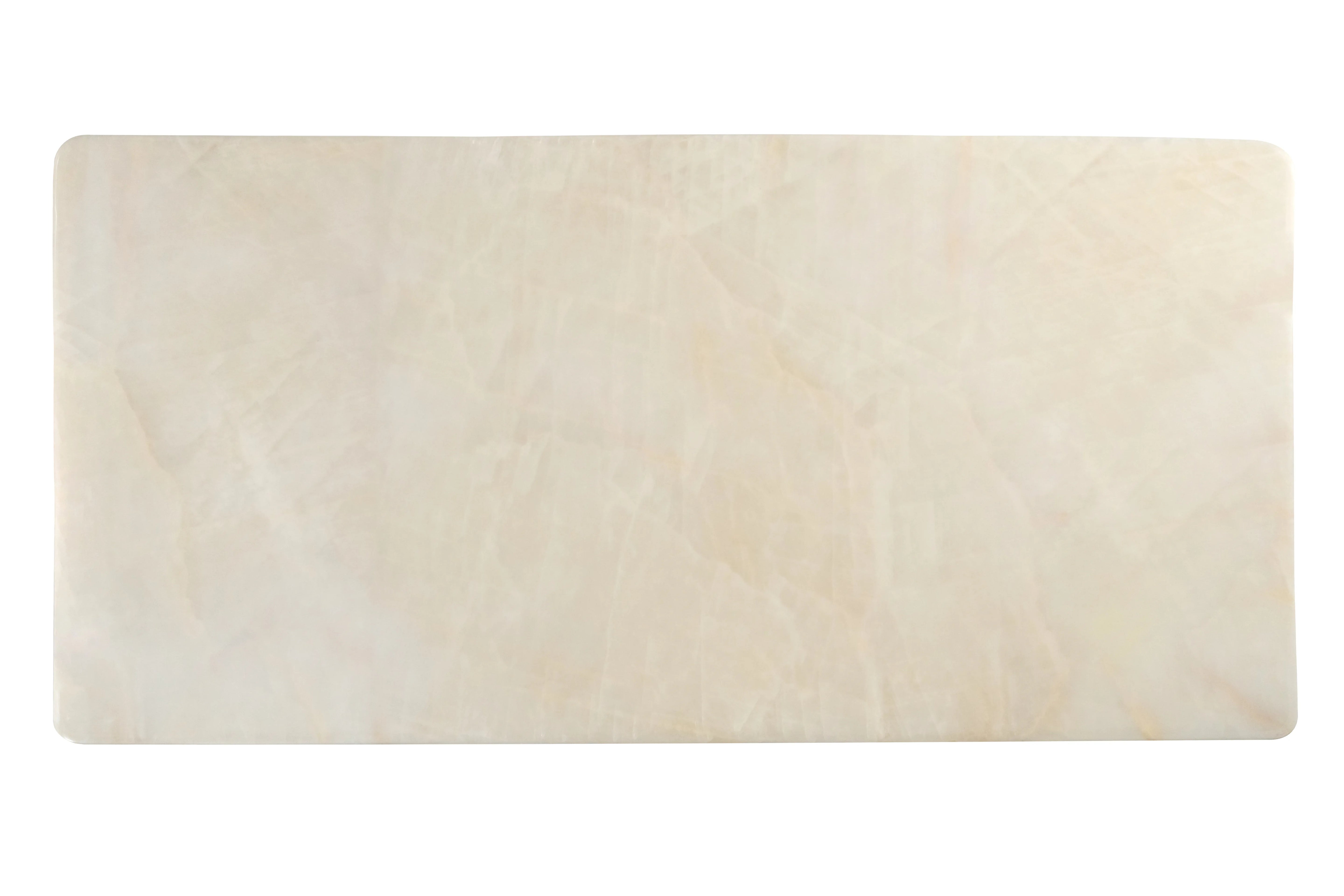 Crystal White Onyx with Havana
