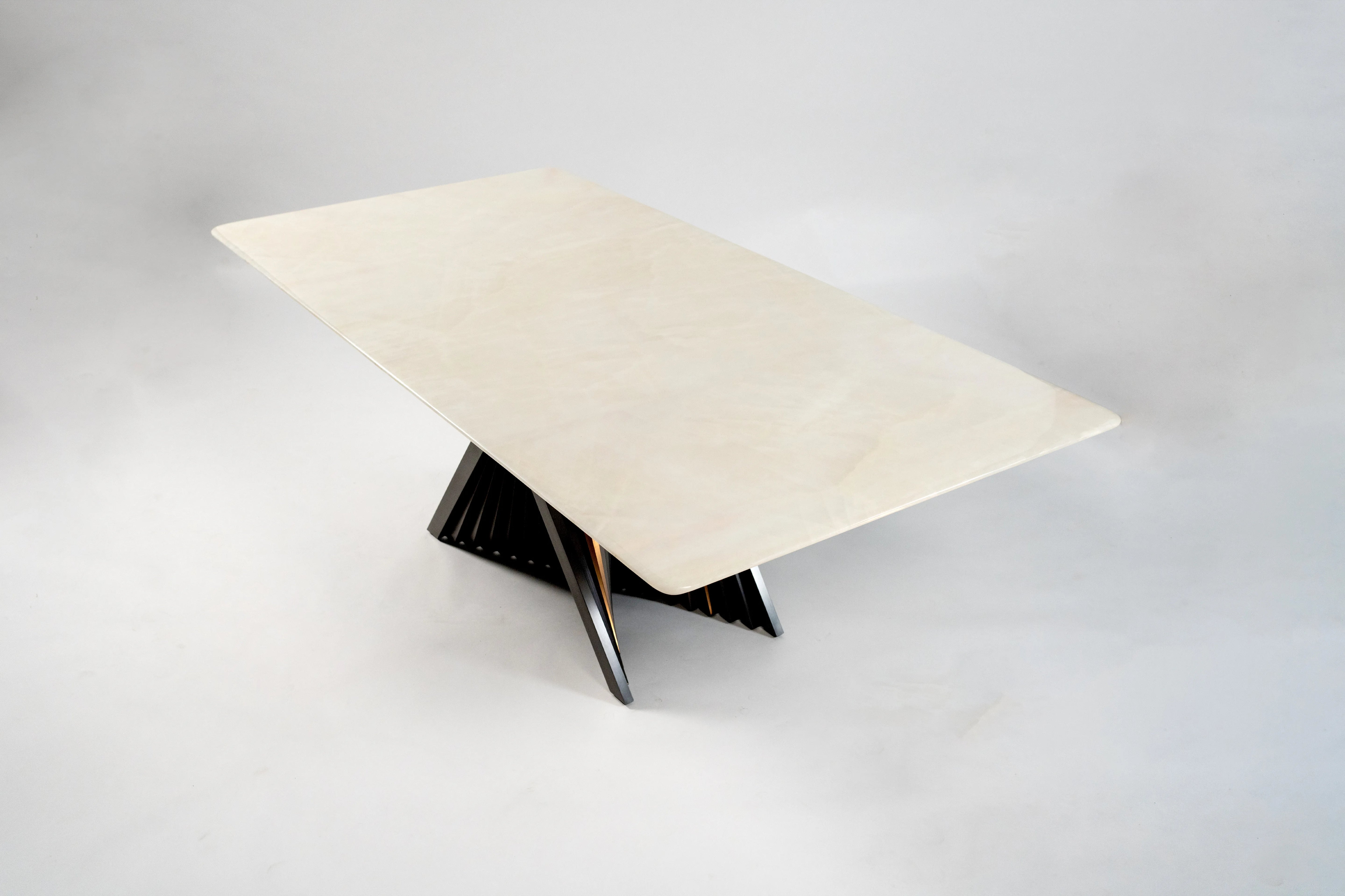 Crystal White Onyx with Havana